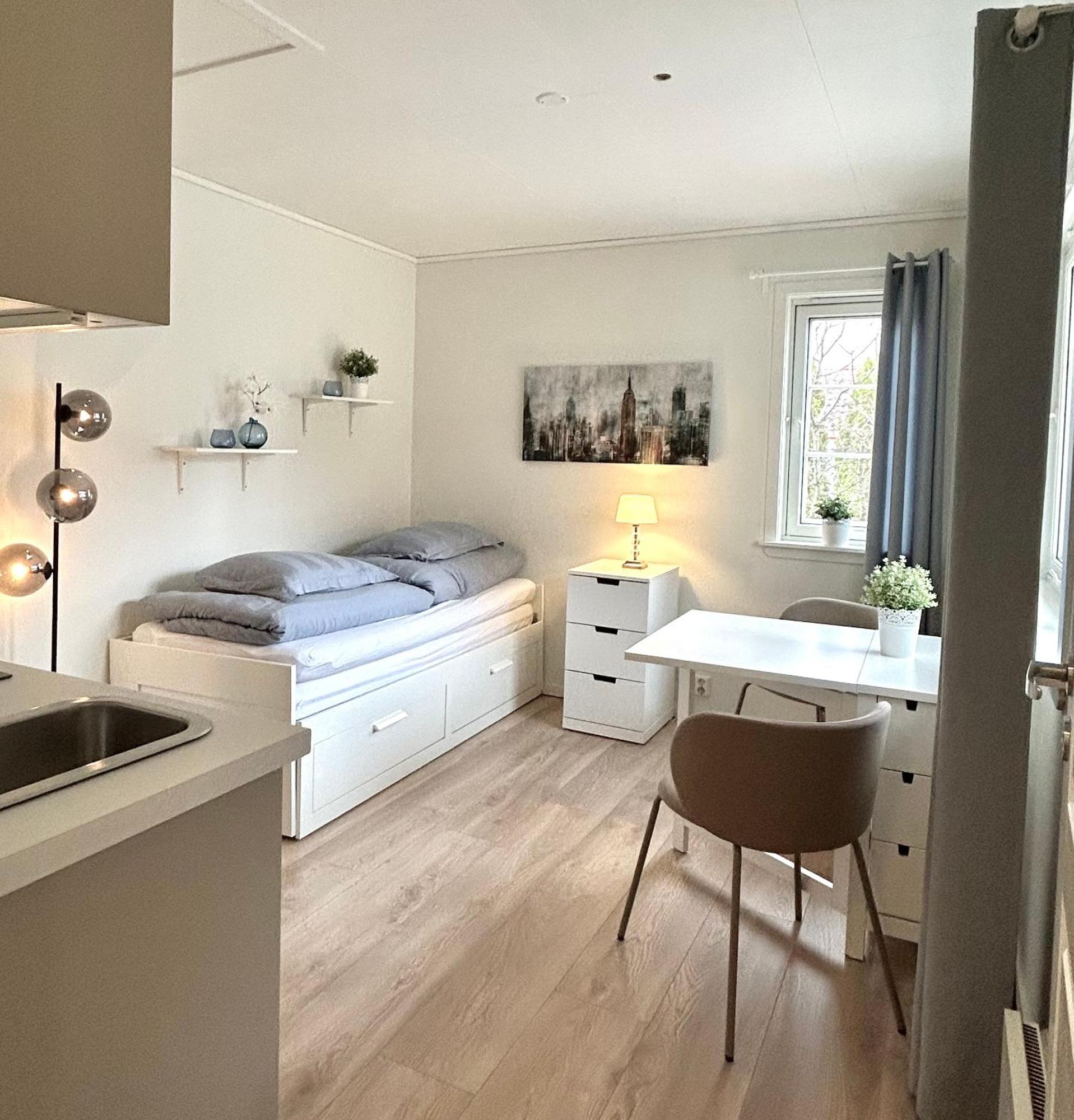 Newly Renovated Studio Apartment - Free Parking And Ev Docking Trondheim Exteriör bild